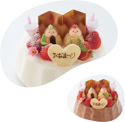 ひなまつりケーキ